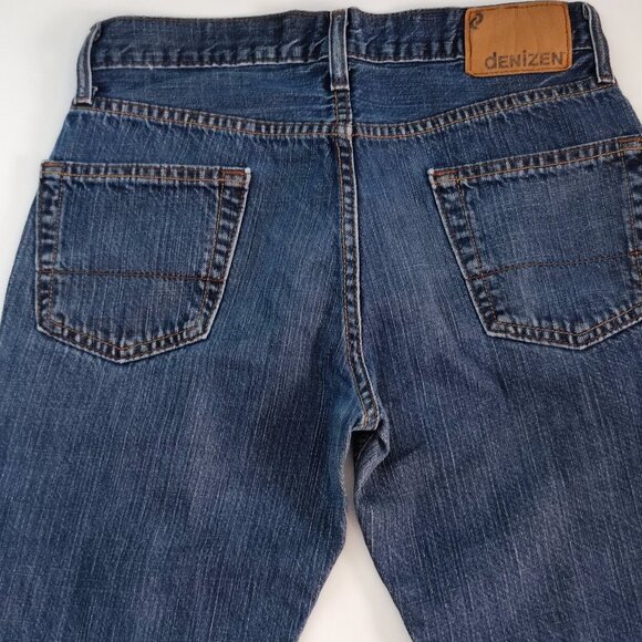 Denizen from Levi's jeans 281 straight fit washed denim blue men's size 29X30 - Picture 4 of 14